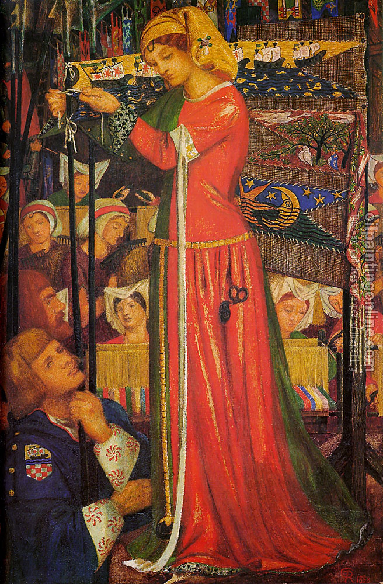 Rossetti, Dante Gabriel - Before the Battle